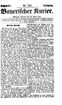 Bayerischer Kurier Samstag 20. April 1872