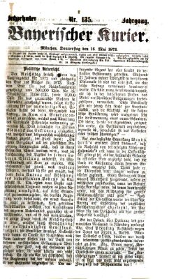 Bayerischer Kurier Donnerstag 16. Mai 1872