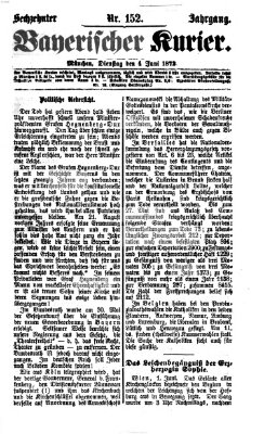 Bayerischer Kurier Dienstag 4. Juni 1872