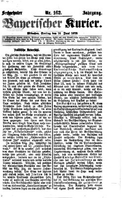 Bayerischer Kurier Freitag 14. Juni 1872