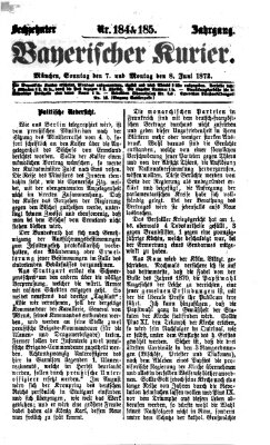 Bayerischer Kurier Montag 8. Juli 1872