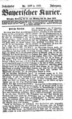 Bayerischer Kurier Montag 22. Juli 1872