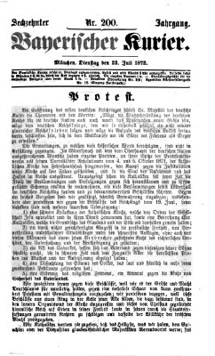 Bayerischer Kurier Dienstag 23. Juli 1872