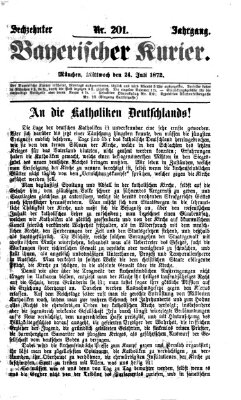 Bayerischer Kurier Mittwoch 24. Juli 1872