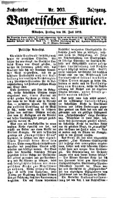 Bayerischer Kurier Freitag 26. Juli 1872