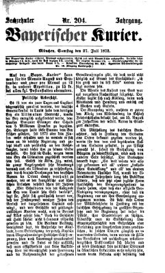 Bayerischer Kurier Samstag 27. Juli 1872