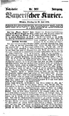 Bayerischer Kurier Dienstag 30. Juli 1872