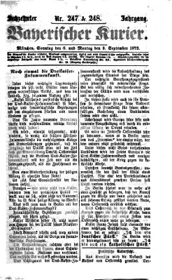 Bayerischer Kurier Sonntag 8. September 1872