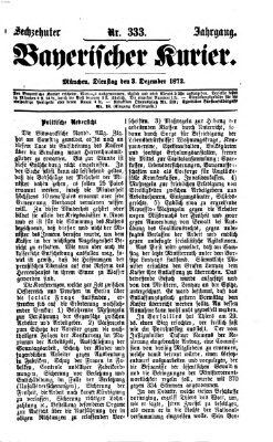 Bayerischer Kurier Dienstag 3. Dezember 1872