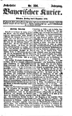 Bayerischer Kurier Freitag 6. Dezember 1872