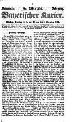 Bayerischer Kurier Sonntag 8. Dezember 1872