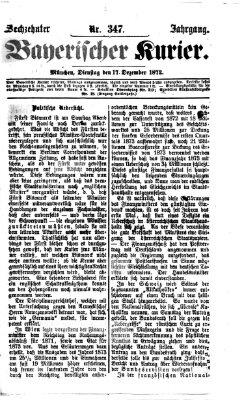 Bayerischer Kurier Dienstag 17. Dezember 1872