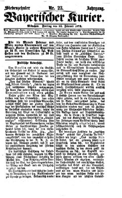 Bayerischer Kurier Freitag 24. Januar 1873