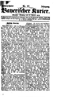 Bayerischer Kurier Dienstag 28. Januar 1873