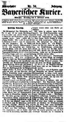 Bayerischer Kurier Dienstag 4. Februar 1873