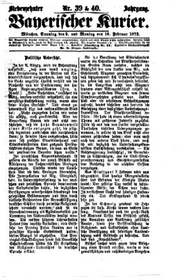 Bayerischer Kurier Sonntag 9. Februar 1873