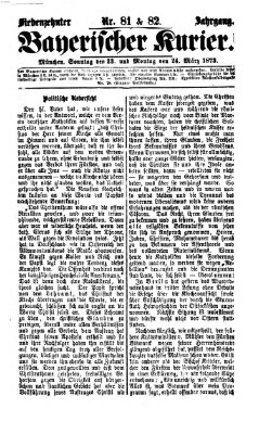 Bayerischer Kurier Montag 24. März 1873