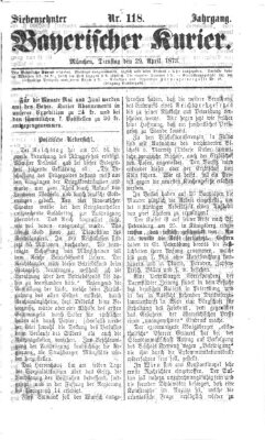 Bayerischer Kurier Dienstag 29. April 1873