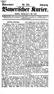 Bayerischer Kurier Samstag 3. Mai 1873