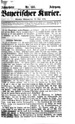 Bayerischer Kurier Mittwoch 28. Mai 1873