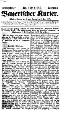 Bayerischer Kurier Sonntag 1. Juni 1873