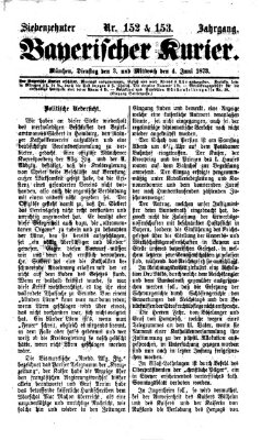 Bayerischer Kurier Mittwoch 4. Juni 1873