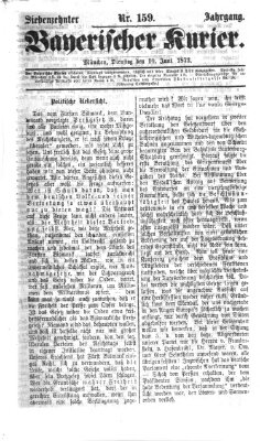 Bayerischer Kurier Dienstag 10. Juni 1873