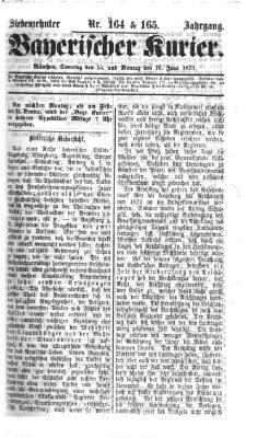 Bayerischer Kurier Sonntag 15. Juni 1873