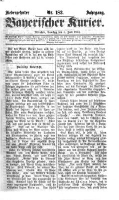 Bayerischer Kurier Samstag 5. Juli 1873