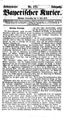 Bayerischer Kurier Donnerstag 17. Juli 1873