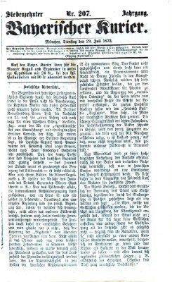 Bayerischer Kurier Dienstag 29. Juli 1873