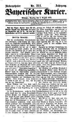 Bayerischer Kurier Samstag 2. August 1873