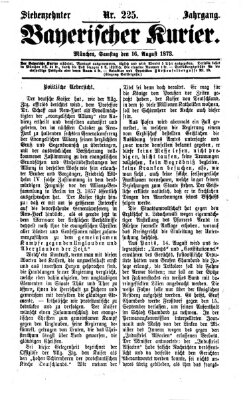 Bayerischer Kurier Samstag 16. August 1873