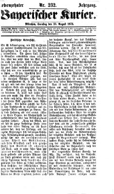 Bayerischer Kurier Samstag 23. August 1873