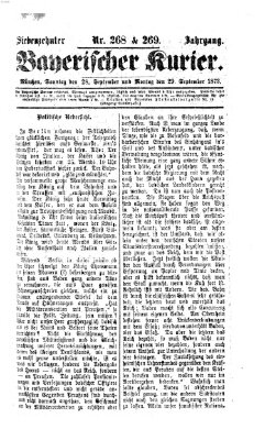 Bayerischer Kurier Sonntag 28. September 1873