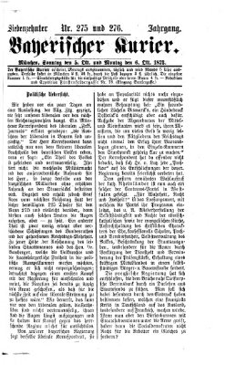 Bayerischer Kurier Montag 6. Oktober 1873