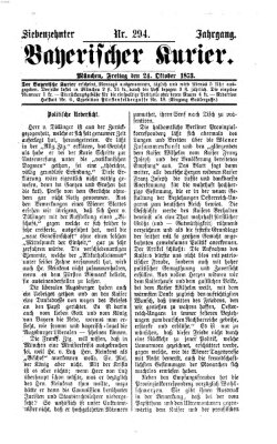 Bayerischer Kurier Freitag 24. Oktober 1873