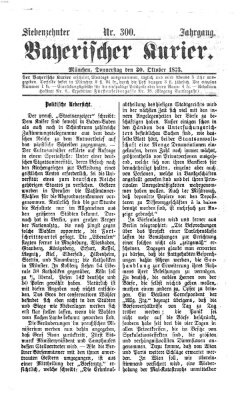 Bayerischer Kurier Donnerstag 30. Oktober 1873