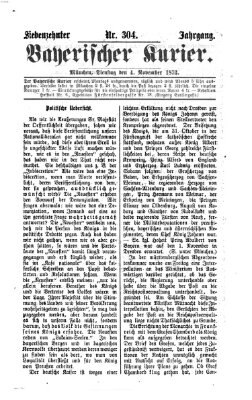 Bayerischer Kurier Dienstag 4. November 1873