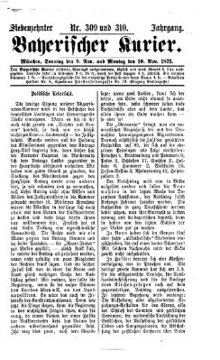 Bayerischer Kurier Sonntag 9. November 1873