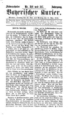 Bayerischer Kurier Montag 17. November 1873