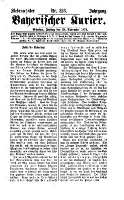 Bayerischer Kurier Freitag 28. November 1873