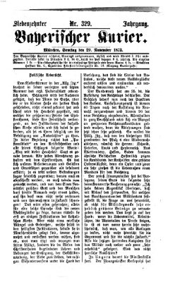 Bayerischer Kurier Samstag 29. November 1873