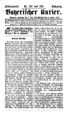 Bayerischer Kurier Montag 8. Dezember 1873