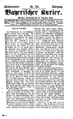 Bayerischer Kurier Donnerstag 11. Dezember 1873