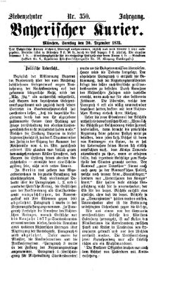 Bayerischer Kurier Samstag 20. Dezember 1873