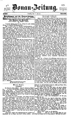 Donau-Zeitung Samstag 7. Januar 1871