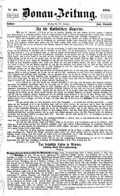 Donau-Zeitung Freitag 27. Januar 1871