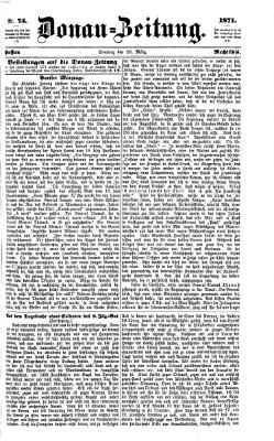 Donau-Zeitung Sonntag 26. März 1871