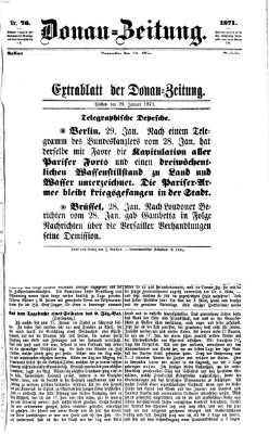 Donau-Zeitung Donnerstag 30. März 1871